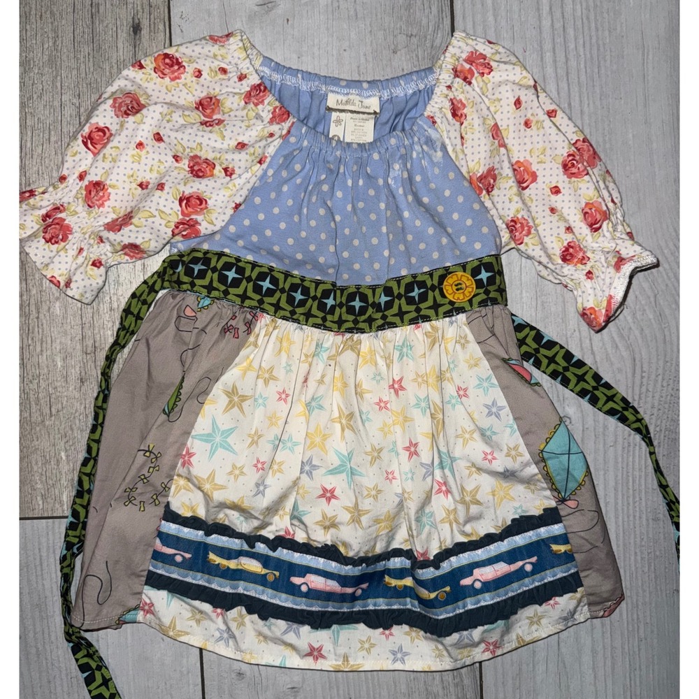 Matilda Jane "Favorite Things" Peasant Top; "Wonderful Parade" Collection Size 4